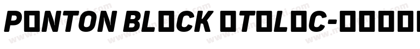 Panton Black italic字体转换